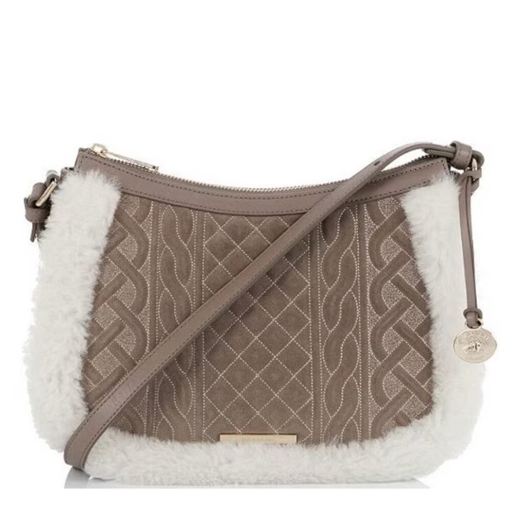 Brahmin Shetland Silver Lining Crossbody NWT